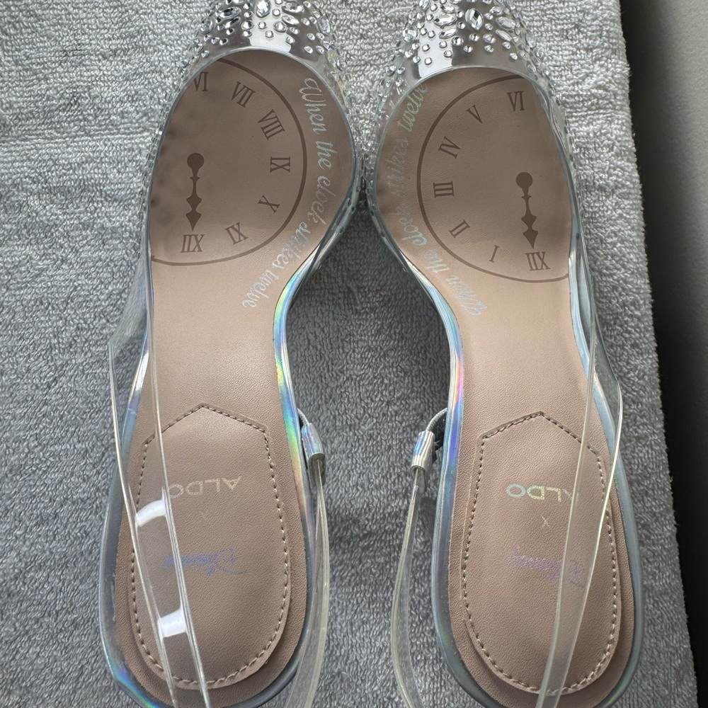 Disney X Aldo Strike Twelve Cinderella Sling Back Authentic size 9